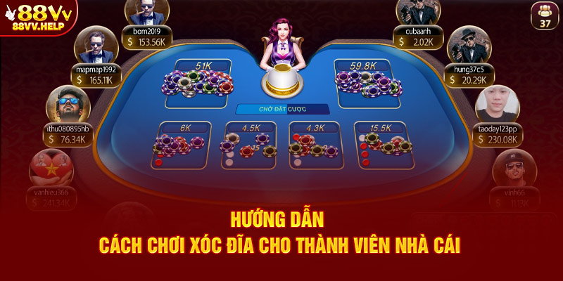Cách chơi xóc đĩa